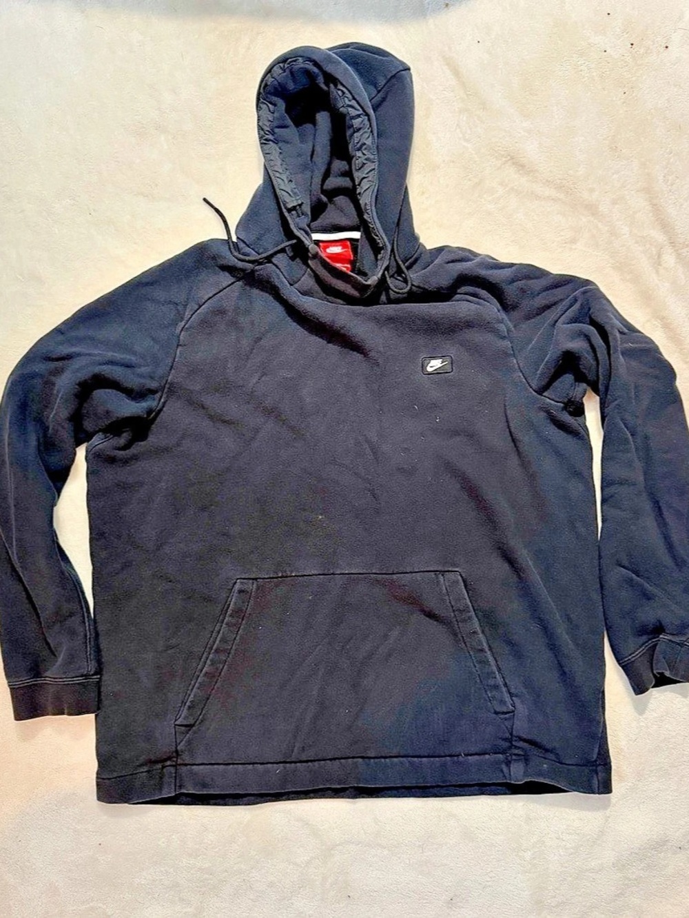 Nike Solo Swoosh Pullover Hoodie Black XXL